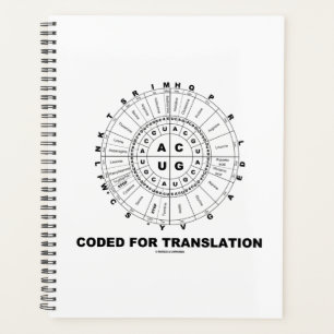 Agenda Codificado Para Traducción RNA Codon Wheel Humor