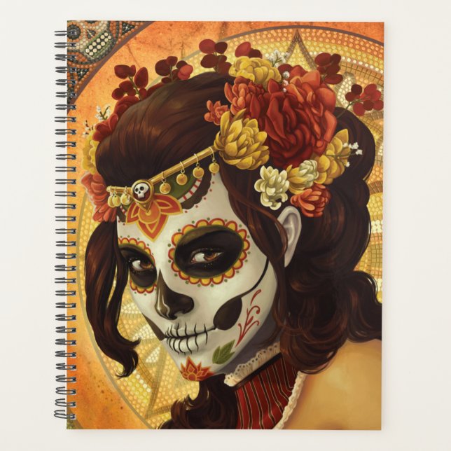 Agenda Cojín decorativo Dia De Los Muertos (Anverso)
