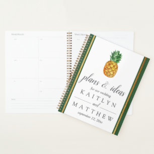Agenda Colección de Bodas de piña tropical