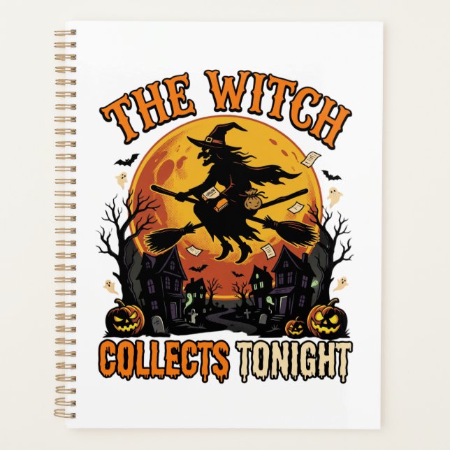 Agenda Colección de Brujas de Halloween Humor (Anverso)
