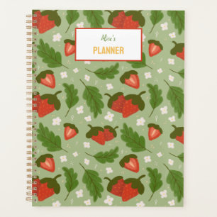 Agenda Colección de patrones de cesta de frutas - fresas