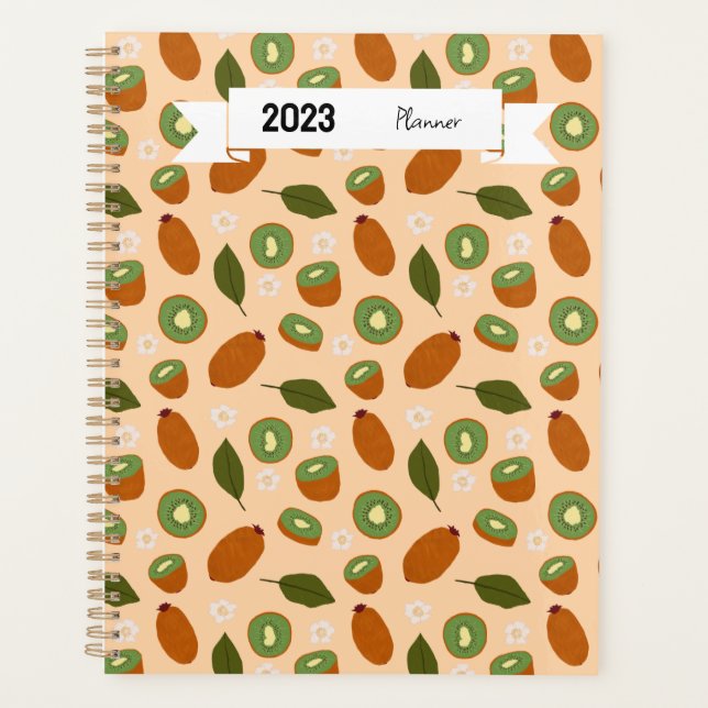 Agenda Colección de patrones de cesta de frutas - Kiwi (Anverso)