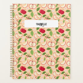 Agenda Colección de patrones de cesta de frutas - manzana