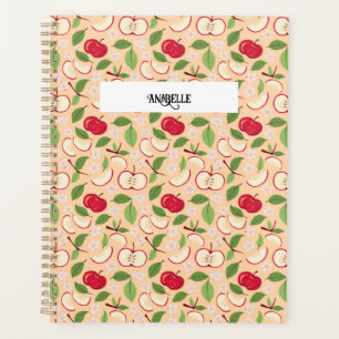 Agenda Colección de patrones de cesta de frutas - manzana