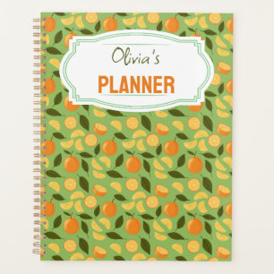 Agenda Colección de patrones de cesta de frutas - Naranja
