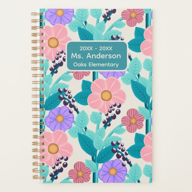 Agenda Colegio Pastel Personalizado (Anverso)