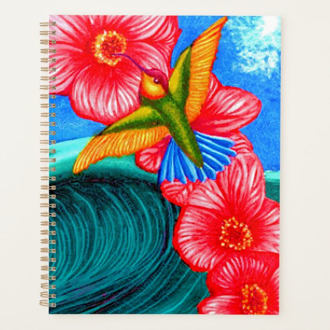 Agenda Colibrí Océano  (Anverso)