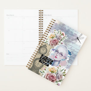 Agenda Collage Art January, Carnation