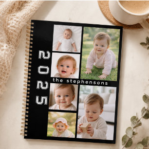 Agenda Collage de 6 fotos personalizadas modernas