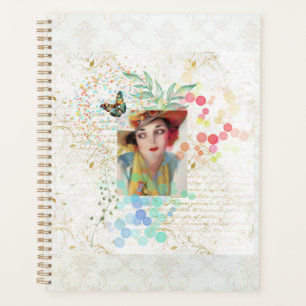 Agenda Collage de chicas en estilo Art Déco.