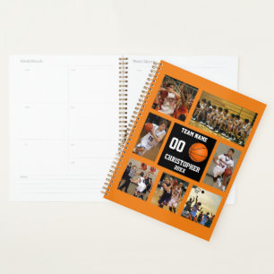 Agenda Collage de fotos de baloncesto