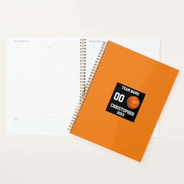 Agenda Collage de fotos de baloncesto (Demostración)