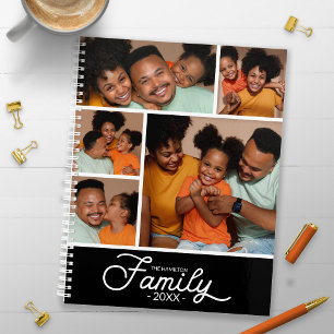 Agenda Collage de Fotos de Familia Moderna