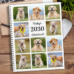 Agenda Collage de fotos de perro Mascota personalizado mo<br><div class="desc">planificador de calendario de collage de fotos de mascotas personalizados para su mejor amigo. ¡Mantenga todas sus citas con perros, ya sean sus visitas veterinarias, citas para jugar al cachorro, preparación de perros o entrenamiento todos organizados, cada mascota merece un planificador fotográfico mascota personalizado! Nuestro planificador de fotos para perros...</div>