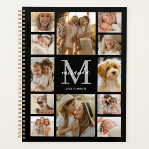 Agenda Collage de Fotos Familiares Personalizadas con Mon