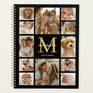 Agenda Collage de Fotos Familiares Personalizadas con Mon