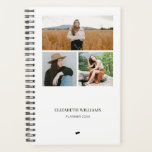 Agenda Collage de fotos moderno personalizado 3<br><div class="desc">Diseño moderno y elegante impreso Personalizado 3 Collage de fotos Nombre Planner que se puede personalizar con el texto. Haga clic en el botón "Personalizar" y utilice nuestra herramienta de diseño para modificar esta plantilla. Visita la tienda de Diseño de Arte Gráfico para ver otros productos que coincidan con este...</div>
