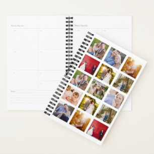 Agenda Collage de fotos personalizado 15 fotos
