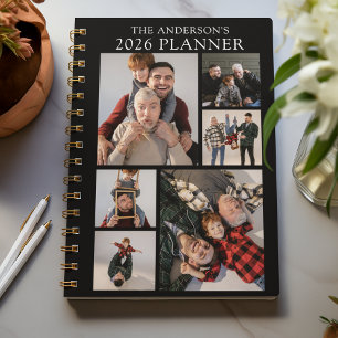 Agenda Collage de fotos personalizado anual de 6