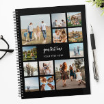 Agenda Collage de fotos personalizado moderno<br><div class="desc">Crea tu propio planificador de collage de fotos personalizado con 12 de tus fotos favoritas.</div>