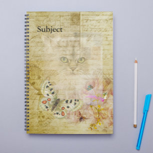 Agenda Collage de gatos y mariposas