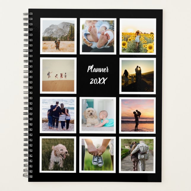 Agenda Collage de Personalizados de fotografía 11 de fami (Anverso)