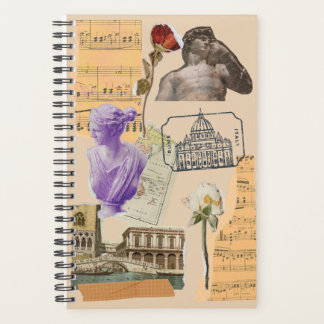 Agenda Collage de Viajes de Vintage Europe
