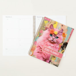 Agenda Collage esponjoso de Cat Pink