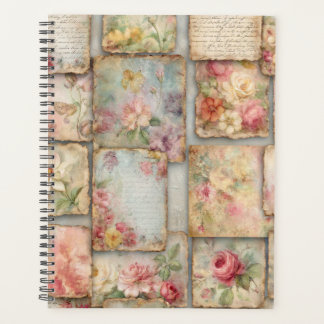 Agenda Collage Floral Vintage