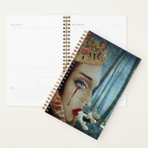 Agenda Collage Gótico Surreal Único Reina triste de los c