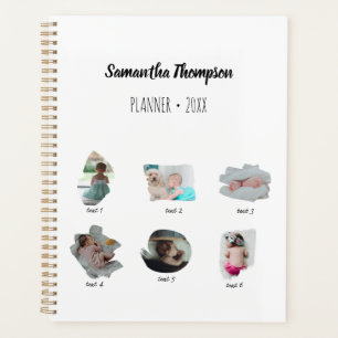 Agenda Collage moderno de fotos de bebés