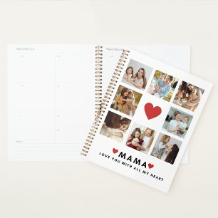 Agenda Collage Photo Mom Te Ama Mejor Regalo De Madre