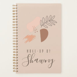 Agenda Collage Tierra Tono Maquillador Salón Belleza