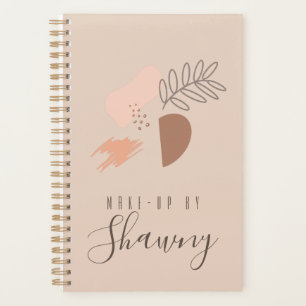 Agenda Collage Tierra Tono Maquillador Salón Belleza