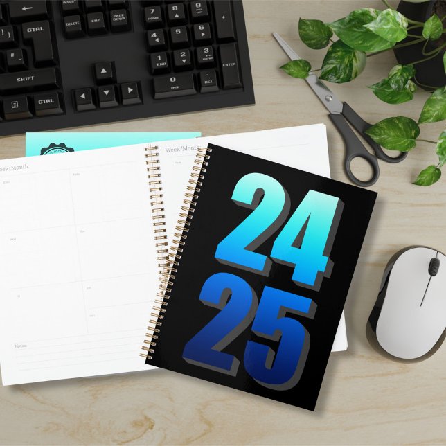 Agenda College Business Blue y black 2024 2025 personal (Subido por el creador)