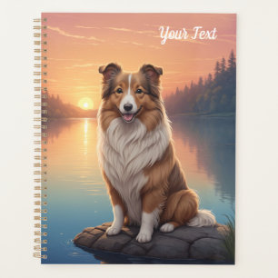 Agenda Collie junto al lago