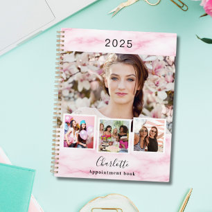 Agenda Colocación de fotos de mármol rosa 2026