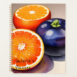 Agenda Color de agua brillante naranja