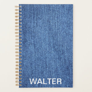 Agenda Color de jeans Pequeño (14 cm x 21,5 cm)