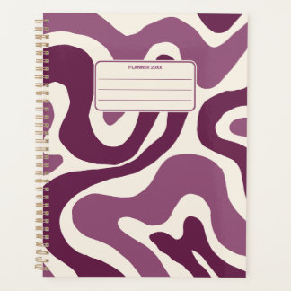 Agenda Color de la cosecha Abstracto Groovic Patrón Anual