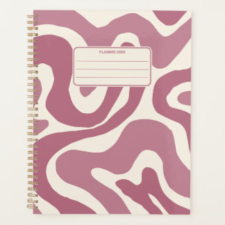 Agenda Color de la cosecha Abstracto Groovic Patrón Anual