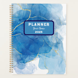 Agenda Color del agua del resumen azul