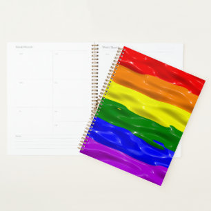 Agenda Color del orgullo del arcoiris de SlipperyJoe líqu