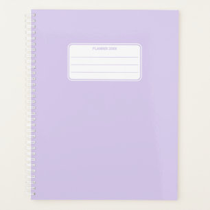 Agenda Color Pastel Plano Minimalista Anual