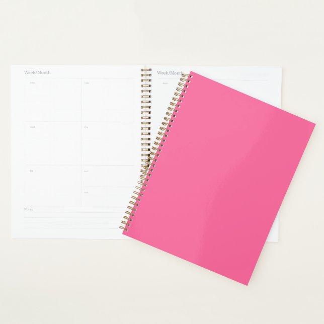 Agenda color rosa francés (Demostración)