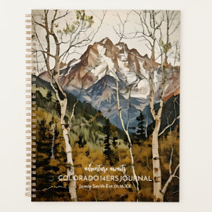 Agenda Colorado Fourteener Mountain Art CO 14ers Journal