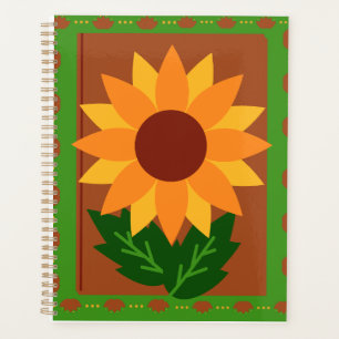Agenda Colores de otoño de girasol