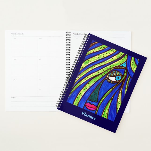 Agenda Colorful Abstract Face Planner (Demostración)