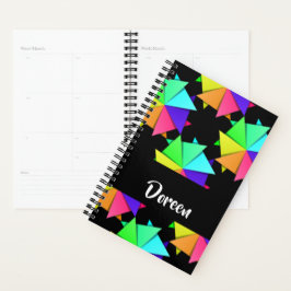 Agenda Colorful folded paper pattern
