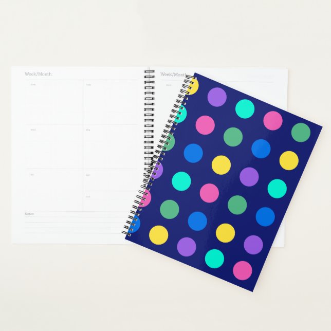 Agenda Colorful Geometric Dots (Demostración)